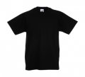 Goedkope Kinder T-shirt Fruit Of the Loom 61-019-0 Black